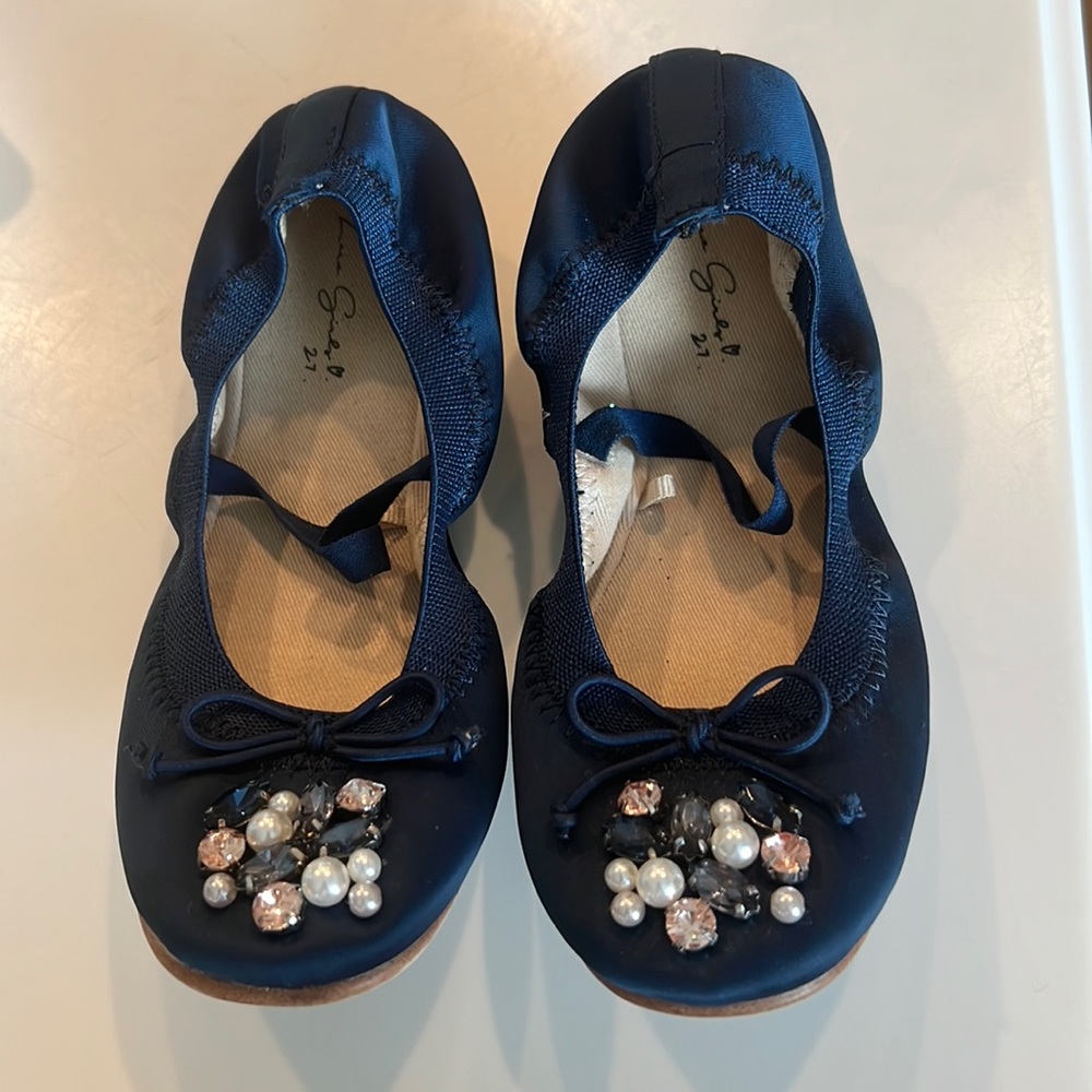 Girls Zara flats size 27, new- never worn